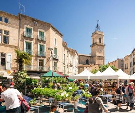 Mes à Moi in Pezenas - O Pitchoun - Un studio et son patio Apartamento Exterior foto